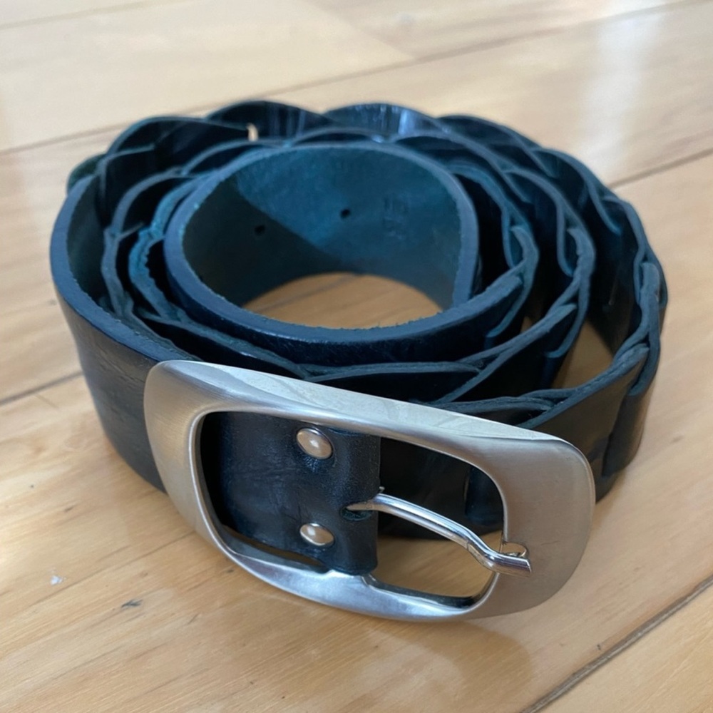 Vera Pelle Italian leather belt (unisex) - Picture 3 of 4